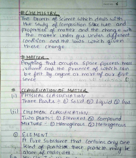 Chemistry Handwritten Notes Some Basic Concept For Jeeneet And 11th Class Shop Handwritten 5805