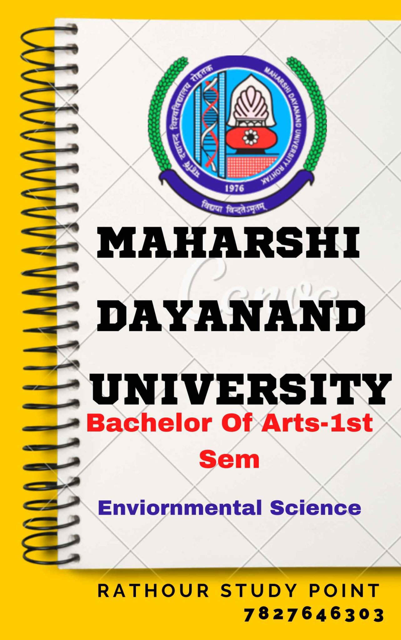 Environmental Studies Notes For BA 1st Year In English – Maharshi ...