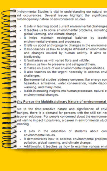 Environmental Studies Notes For BA 1st Year In English – Maharshi ...