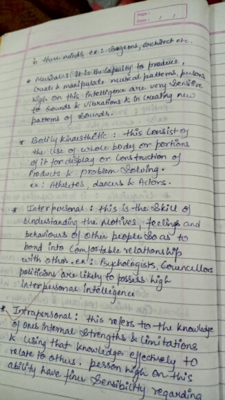 psychology handwritten notes pdf in hindi