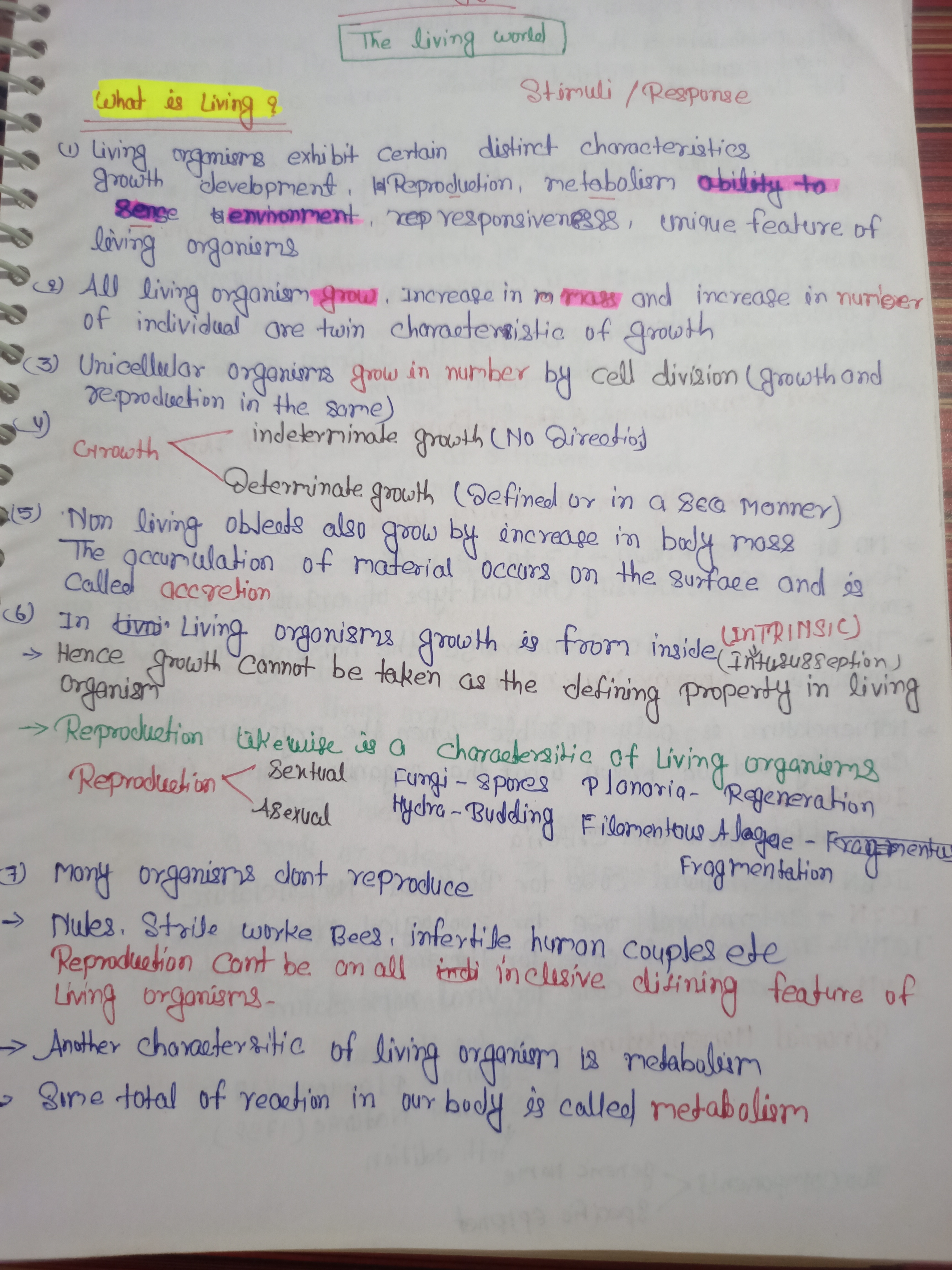 ncert class 11th biology notes