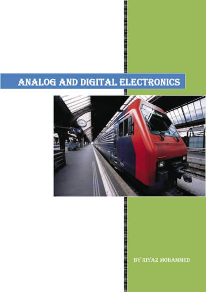 Analog & Digital Electronics Notes For Computer Science & Engineering ...