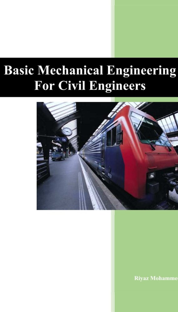 Basic Mechanical Engineering for Civil Engineers Notes by Riyaz Mohammed