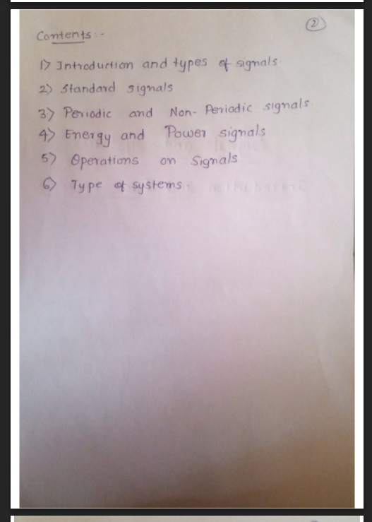 GATE and University Exam- Signals and Systems-Combo All concepts Handwritten Notes