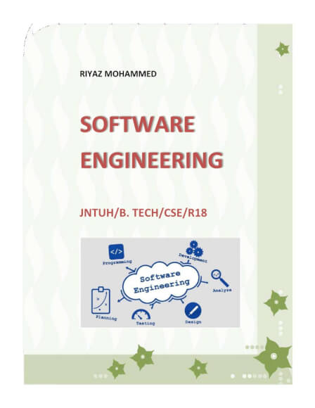 Software Engineering Computerized Notes for Computer Science & Engineering by Riyaz Mohammed