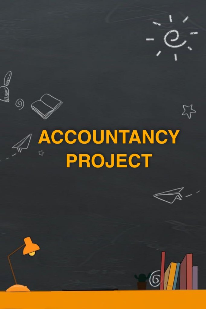 Class 12 Accountancy Project PDF by Prachi Shankar