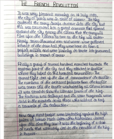 The French Revolution class 9 history chapter 1 Handwritten Notes PDF
