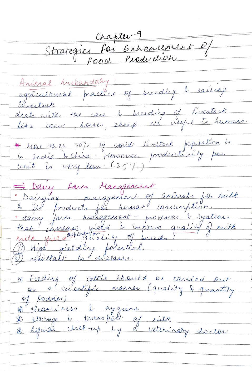 BIOLOGY Class 12 Chapter 9 Handwritten Notes PDF Download Shop 