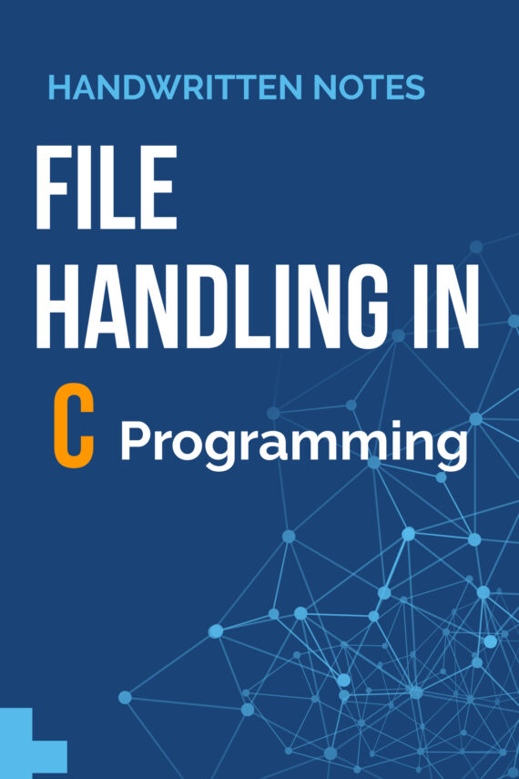 File Handling in C Programming Handwritten Notes PDF