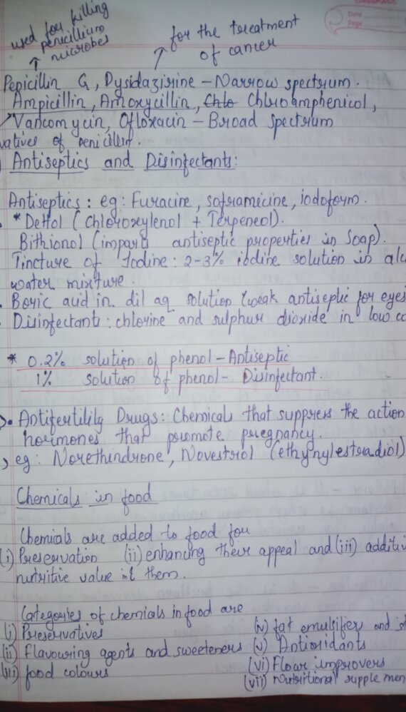 Class 12th Chemistry Chapter 5 Handwritten Notes