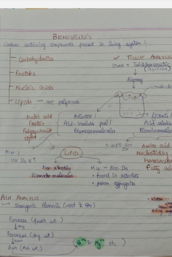 CLASS 11 BIOLOGY CH-9 BIOMOLECULES (CARBOHYDRATES) HANDWRITTEN NOTES