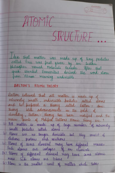 (COLOURFUL) ICSE CHEMISTRY CLASS 9 ATOMIC STRUCTURE BY GAYATRI MEHTA