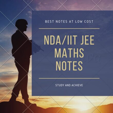 CONIC SECTIONS NOTES FOR CLASS11/NDA/IITJEE EXAMS Handwritten Notes PDF