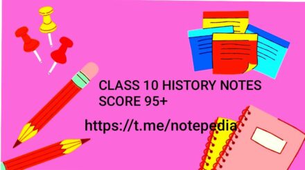 Class 10 history Notes Chapter - Age of Industrialization Handwritten Notes PDF