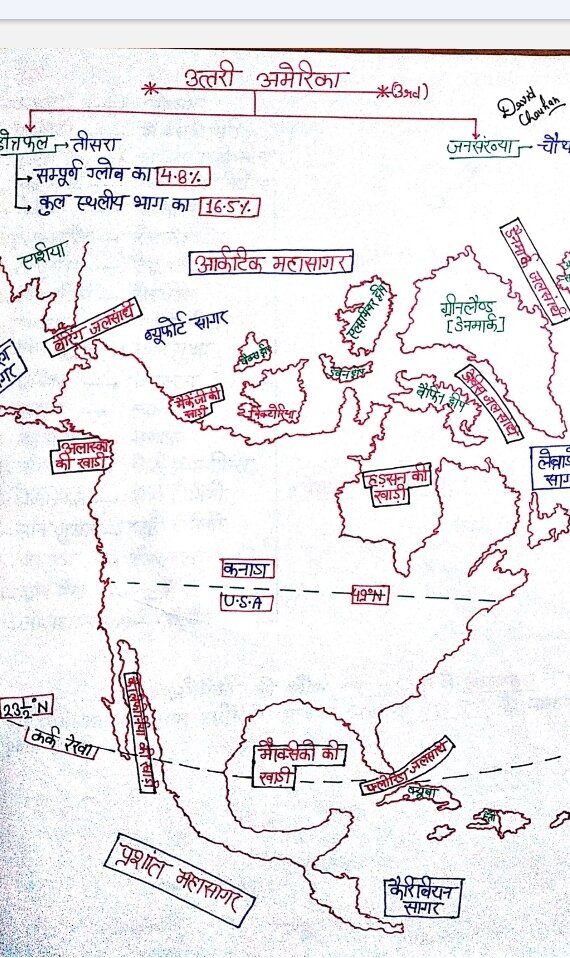 World Geography Notes: North America Continent