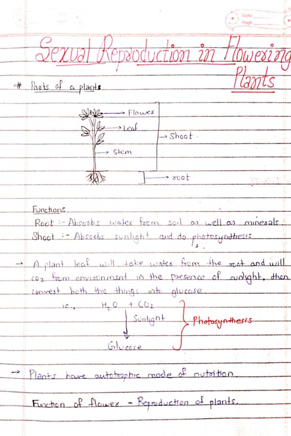 Sexual reproduction in flowering plants introduction