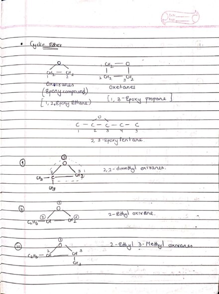 Alcohol phenol and ether - Ether