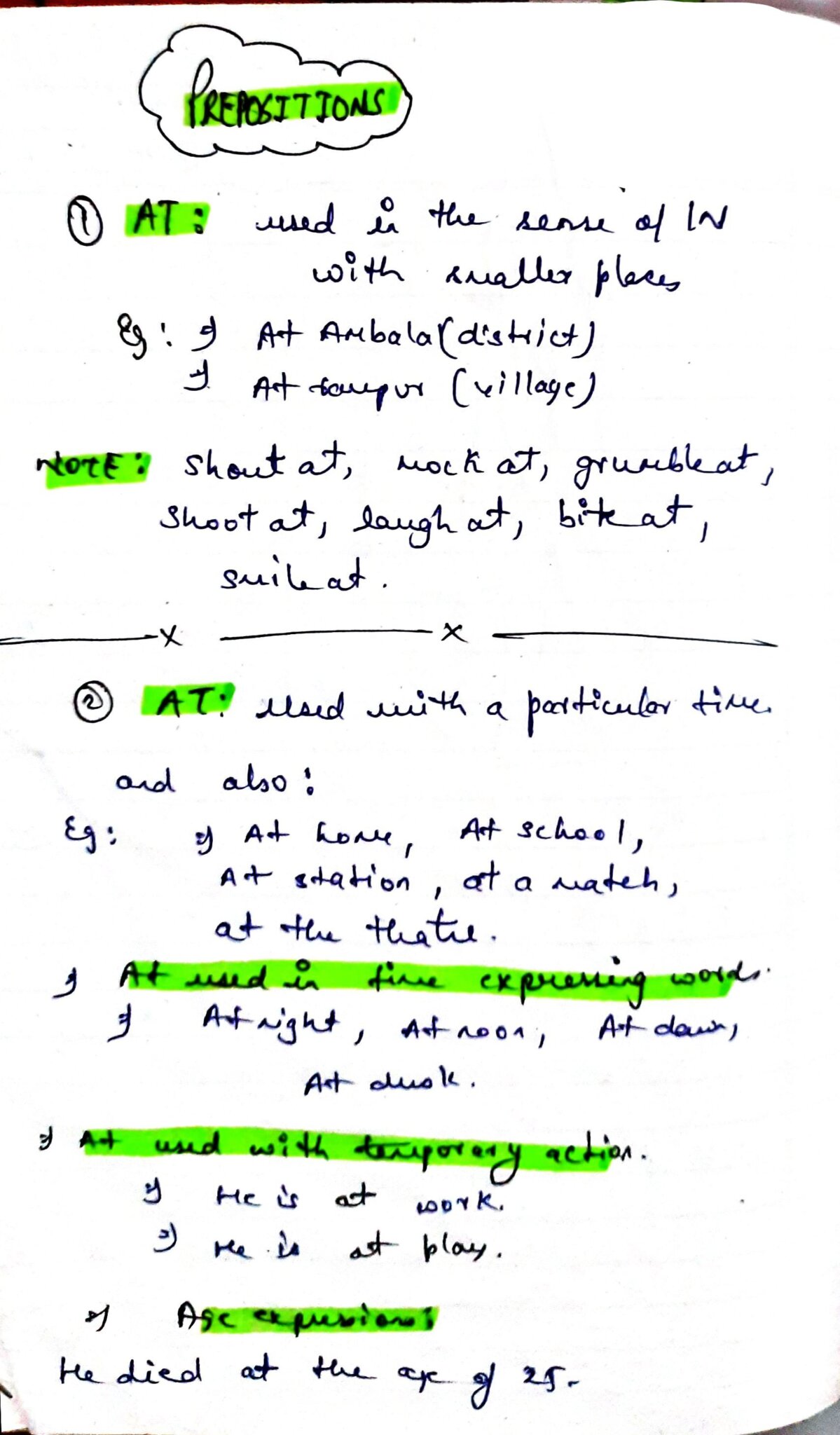 NDA SSC English Grammar Complete Handwritten Notes PDF Download