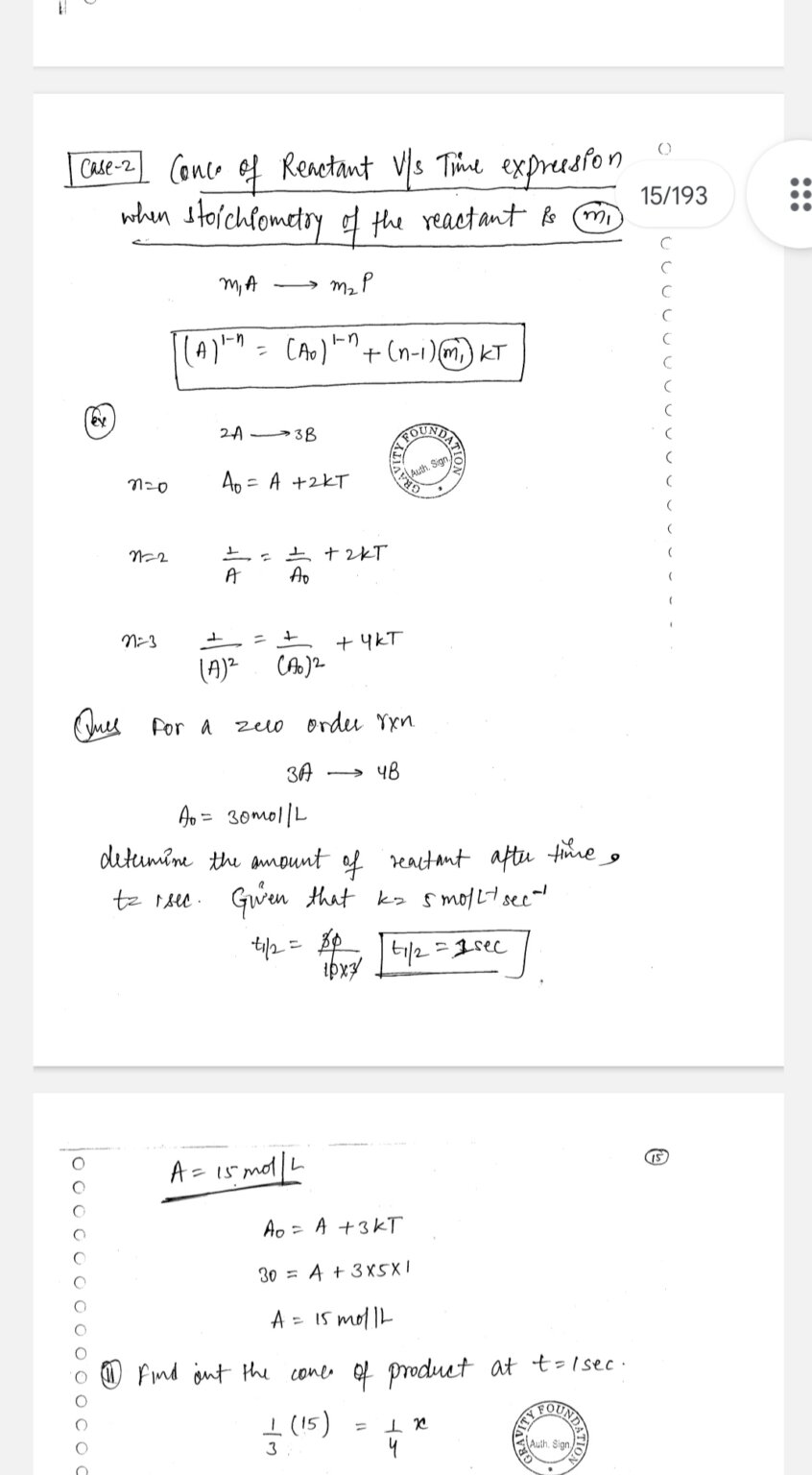 Chemistry Chemical Kinetics Handwritten Notes Pdf Shn Notes Shop Handwritten Notes Shn 2995