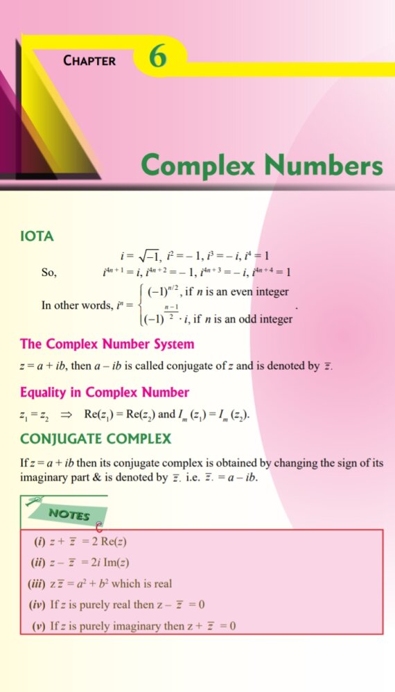 Complex Number HandNote for IIT JEE/NEET/CUET