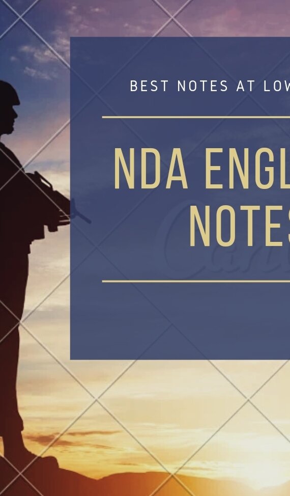 NDA / SSC English Grammar Complete Handwritten Notes PDF Download