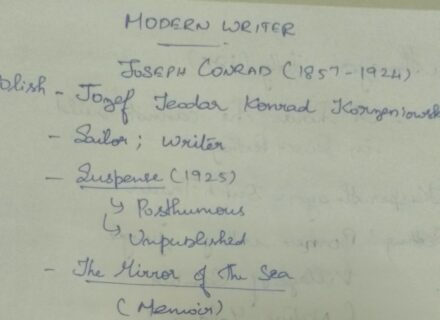 English Literature Joseph Conrad for Competitive Exams