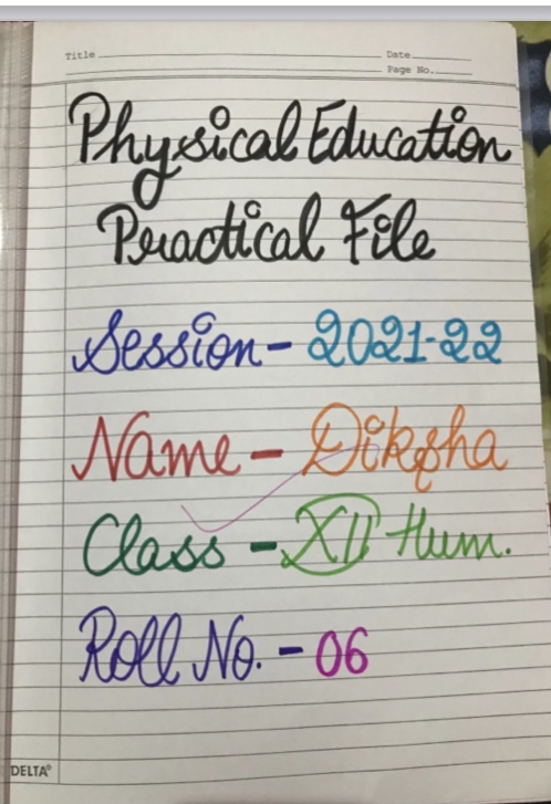 Yoga and lifestyle / General Motor Fitness Tests Class 12 Handwritten Notes