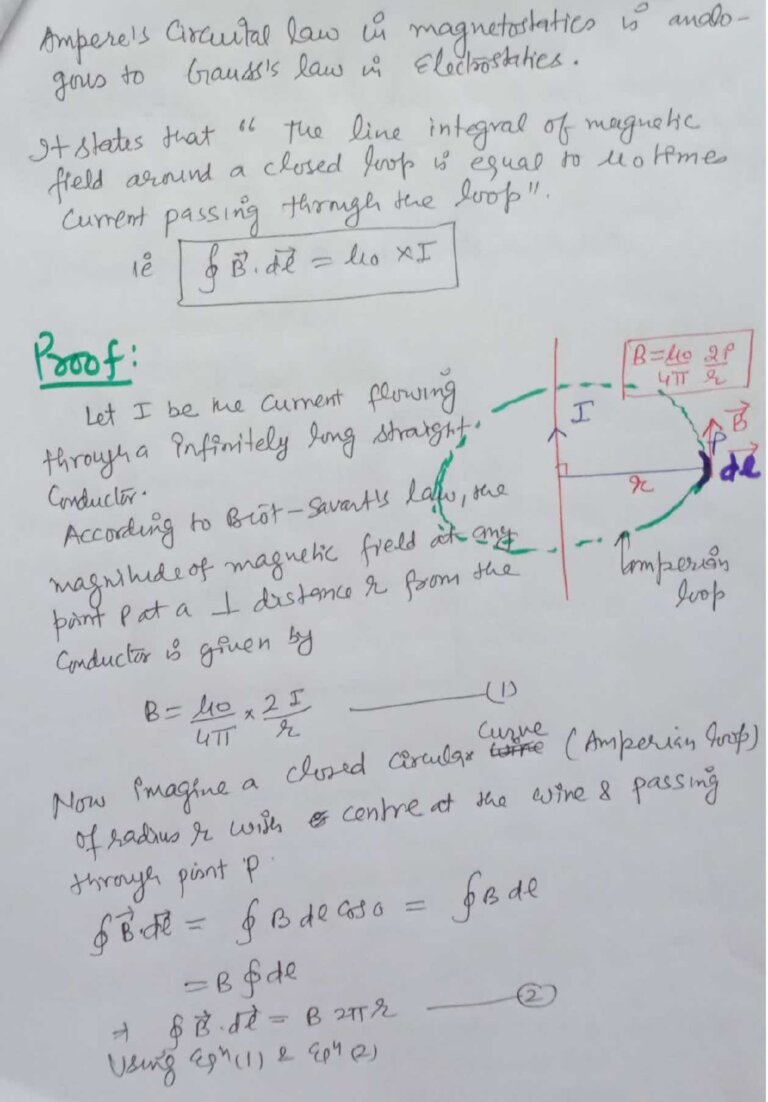 electrodynamics-ii-gate-csir-net-btech-1st-year-handwritten-notes