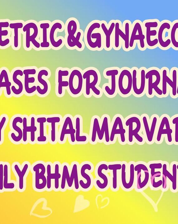 OBSTETRIC and gynaecology cases for journal by shital marvada