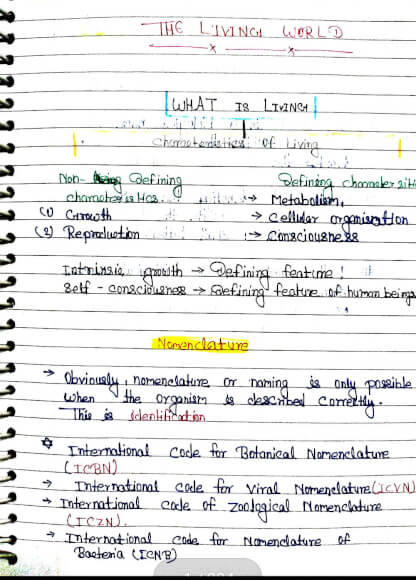 Class 11 Notes PDF : Best Revision class 11th Handwritten Notes PDF