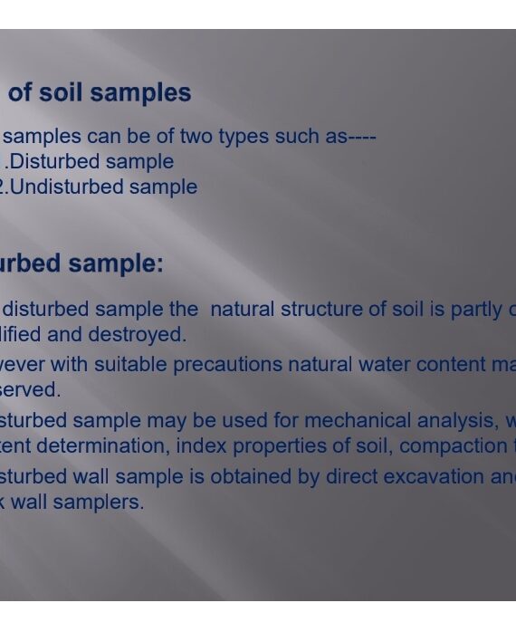 Soil samples and samplers my own PPT