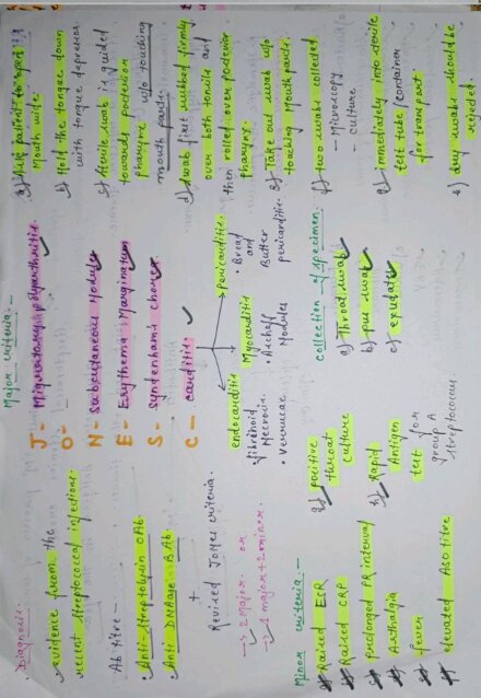 Rheumatic fever Microbiology Notes PDF