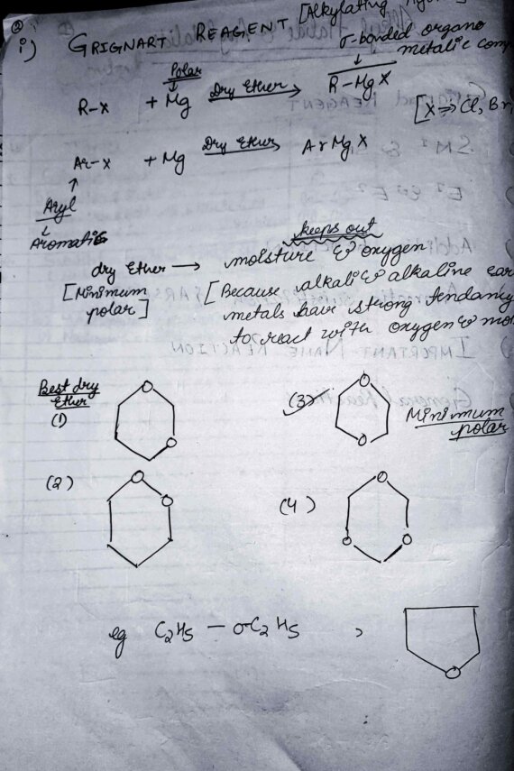 Organic Chemistry Class 12th JEE/NEET Full Handwritten Notes
