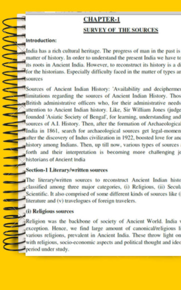 BA 1st Semester History Notes – Shop Handwritten Notes (SHN)