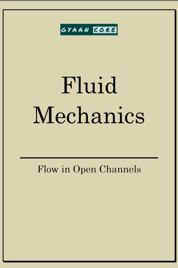 Flow in Open Channels Handwritten Notes PDF