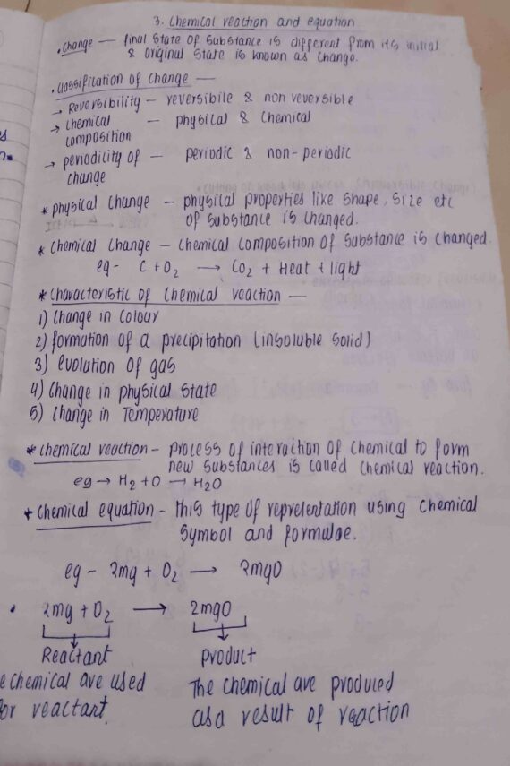 (Complete) Class 10th science notes CBSE board (from basics to NTSE)