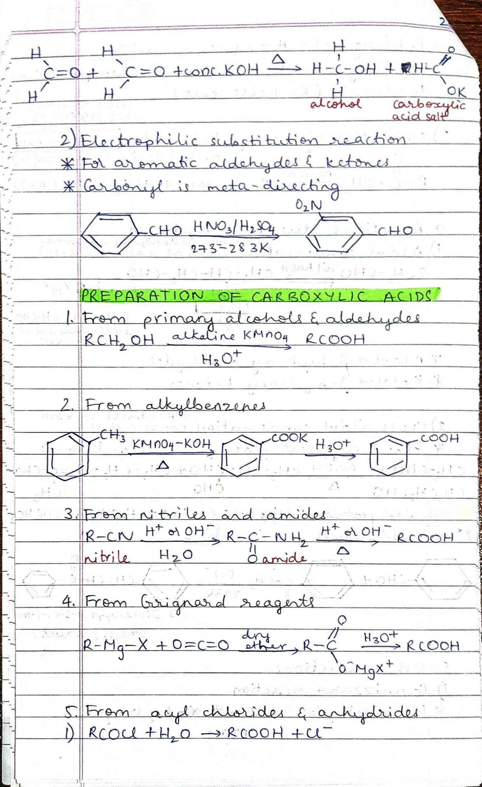 assignment organic chemistry class 12