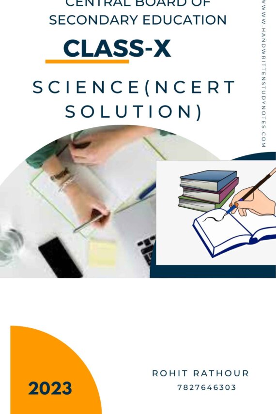 CBSE | Class-10th Science NCERT Solution in English - Complete Printable Notes